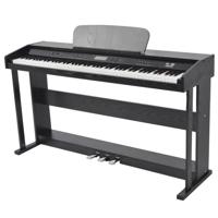 Digitale piano met pedalen 88 toetsen zwart Digitale piano met pedalen 88 toetsen zwart