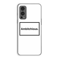 Ambitchious: OnePlus Nord 2 5G Transparant Hoesje