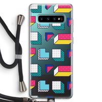 8-bit N°7: Samsung Galaxy S10 Plus Transparant Hoesje met koord