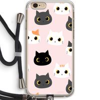 Katten: iPhone 6 PLUS / 6S PLUS Transparant Hoesje met koord