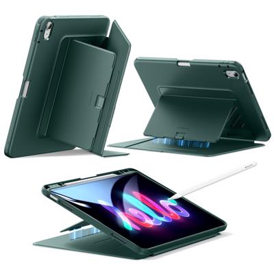 iPad Air 13" (M4) 2026 Flip Magnetic Case with Pencil Holder - Green iPad Air 13" (M4) 2026 Flip Magnetic Case with Pencil Holder - Green