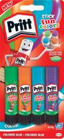 Pritt plakstift Fun Colors 10 g, blister van 4 stuks - thumbnail