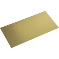 Messing Blik (l x b) 400 mm x 200 mm 0.8 mm 1 stuk(s)