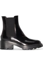 Tod's bottines chelsea à semelle épaisse - Noir