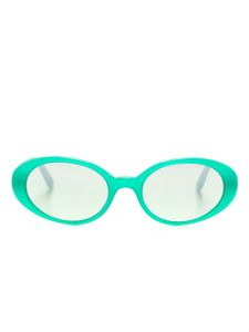 Dolce & Gabbana Eyewear lunettes de soleil Re-Edition à monture ovale - Vert