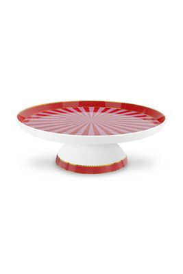 Pip Studio Love Birds Taartplateau Klein Rood/Roze