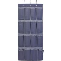 Hangende deur/kast organizer antraciet met 16 vakken 45 x 110 cm