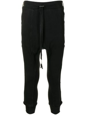 Boris Bidjan Saberi pantalon de jogging à coupe sarouel - Noir