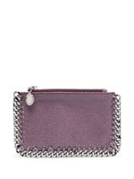 Stella McCartney porte-monnaie Falabella à fermeture zippée - Violet