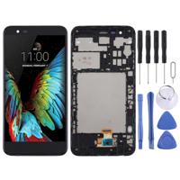 LCD-scherm en digitizer volledige montage met frame voor LG K30/K10 (2018)/X410 (zwart)