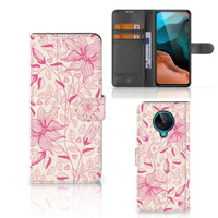 Xiaomi Poco F2 Pro Hoesje Pink Flowers - thumbnail