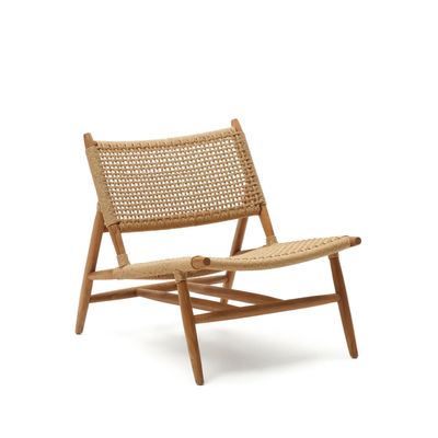 Kave Home Codolar loungestoel Teak