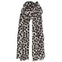 Sarlini Langwerpige Sjaal Leopard Multi Denim - thumbnail