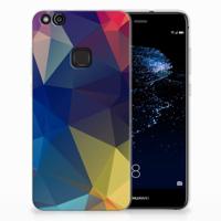 Huawei P10 Lite | TPU Hoesje | Polygon Dark