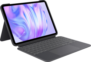 Logitech Combo Touch Apple iPad Pro 11" (2024) Toetsenbord Hoes QWERTY Grijs