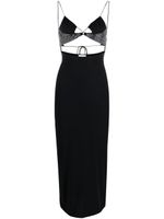 Amazuìn robe Hailey à ornements en cristal - Noir
