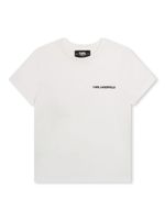 Karl Lagerfeld Kids t-shirt Ikonik en coton bilogique - Blanc - thumbnail