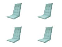 Kussen hoog ca. 123x50 cm Napels azure water repellent coating (4 stuks) Madison - Madison