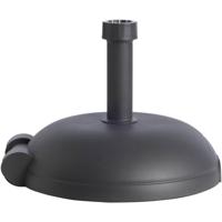 Leen Bakker - Parasolvoet - Antraciet - 40 Kg - Beton - Grijs - 51x55x13 Cm