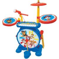PAT PATROUILLE - Compleet 3-in-1 elektronisch lichtgevend drumstel - Toetsenbord, bekkens en kruk