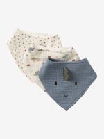 Set van 3 slabbetjes bandana meerkleurig