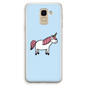 Eenhoorn: Samsung Galaxy J6 (2018) Transparant Hoesje