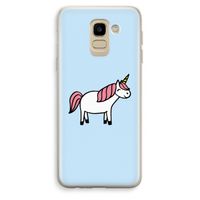 Eenhoorn: Samsung Galaxy J6 (2018) Transparant Hoesje