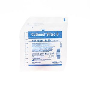 Cutimed Siltec B Kp Steriel 7,5x 7,5cm 1 7328400