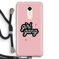 Girl Gang: Xiaomi Redmi 5 Transparant Hoesje met koord