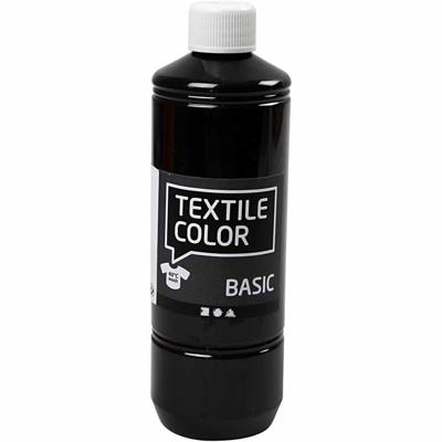 Creativ Company Textielverf - zwart, 500ml