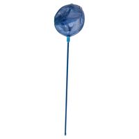 Visnet/schepnet - kunststof - blauw - 90 x 25 cm