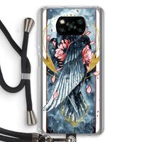 Golden Raven: Xiaomi Poco X3 Pro Transparant Hoesje met koord