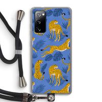 Luipaard: Samsung Galaxy S20 FE / S20 FE 5G Transparant Hoesje met koord