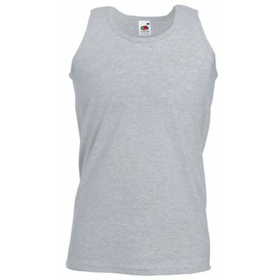 Fruit of the Loom tanktop/singlet/hemd - grijs - katoen