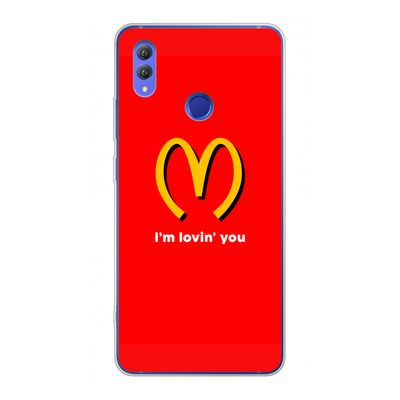 I'm lovin' you: Honor Note 10 Transparant Hoesje