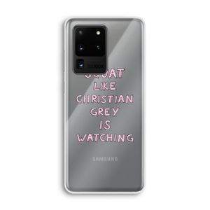 Christian Grey: Samsung Galaxy S20 Ultra Transparant Hoesje