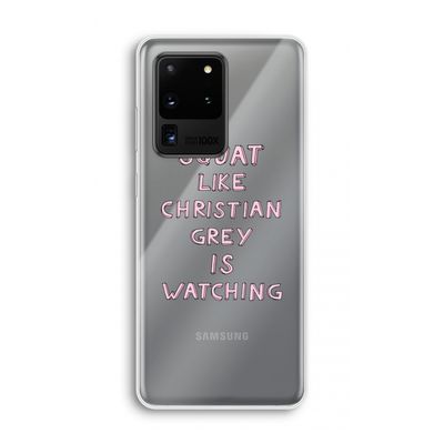 Christian Grey: Samsung Galaxy S20 Ultra Transparant Hoesje