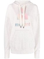 MARANT ÉTOILE hoodie Mansel à logo imprimé - Tons neutres - thumbnail