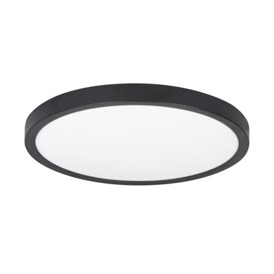 Highlight Zwarte plafondlampPiatto Ø 30,5cm - P6641.01