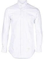 Thom Browne chemise à fines rayures - Blanc - thumbnail