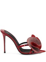 Giuseppe Zanotti mules à appliqués 105 mm - Rouge - thumbnail