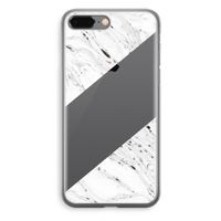 Biggest stripe: iPhone 8 Plus Transparant Hoesje
