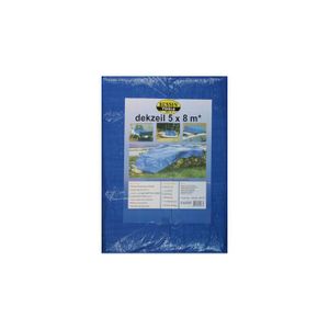 001157 Dekzeil  5x8 mtr blauw | Mtools