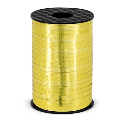 Sierlint kunststof - goud - 5 mm x 225 meter - cadeaulint - hobbylint