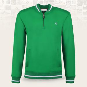 2 voor €129 | Heren  Scuba half zip trui Mill | Helder Groen