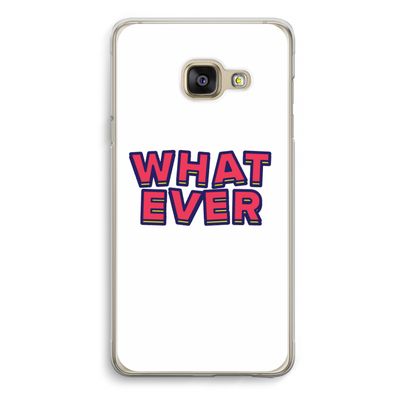 Whatever: Samsung A3 (2017) Transparant Hoesje