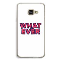 Whatever: Samsung A3 (2017) Transparant Hoesje