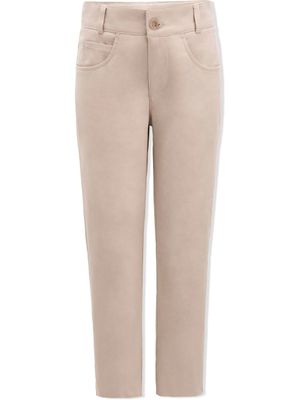 Moustache pantalon de costume en coton stretch - Tons neutres
