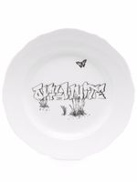 Off-White x Ginori 1735 assiette à dessert à logo imprimé - Blanc