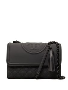 Tory Burch sac porté épaule Fleming - Noir